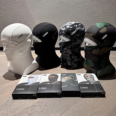 High-quality with brand logo Windproof Balaclava Ski Mask ColdProof Face Cover with Colorful Box for Men & Women