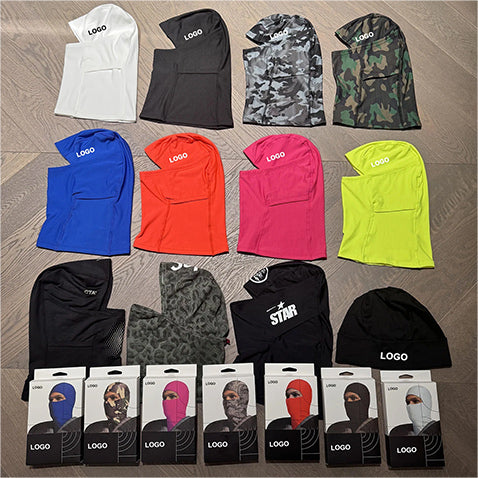 High-quality with brand logo Windproof Balaclava Ski Mask ColdProof Face Cover with Colorful Box for Men & Women