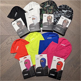 High-quality with brand logo Windproof Balaclava Ski Mask ColdProof Face Cover with Colorful Box for Men & Women